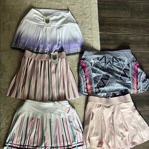 Multiple Tennis skirts Medium NWT